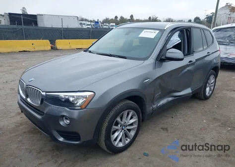 2017 BMW X3 xDrive28I from USA, damaged, VIN 5UXWX9C34H0W74095